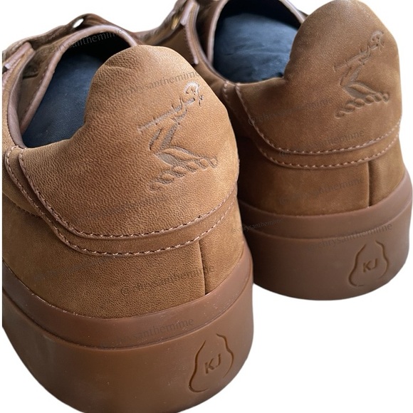 NEW • Kim Jones Low Top Sneakers in Cognac Brown - Picture 14 of 16